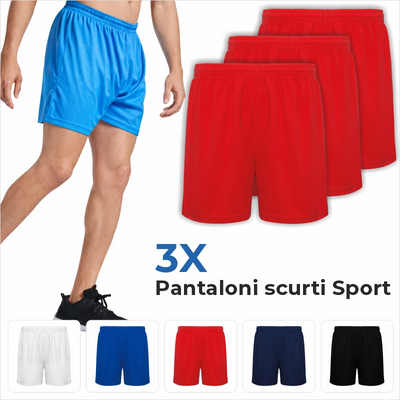 Set 3 Pantaloni Scurți Sport Bărbați  – Ușori & Respirabili