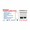 Banner Tâmplărie PVC Personalizat – Design Clar și Eficient, Tiv și Capse Incluse