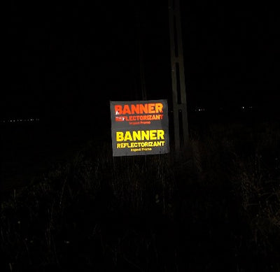 Banner Reflectorizant