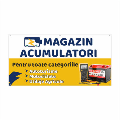 Banner Magazin Acumulatori Auto – Pentru Toate Categoriile