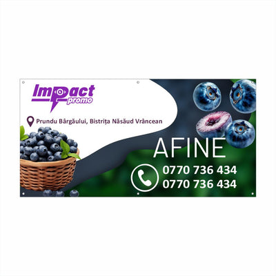 Banner Afine Proaspete – Design Natural și Atractiv