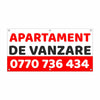 Banner Apartament de Vânzare Personalizat – Vizibilitate Maximă, Tiv și Capse Incluse