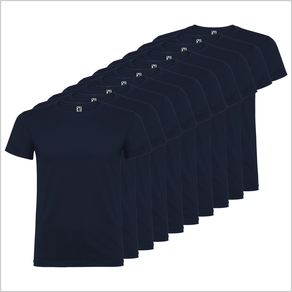 Set 10 tricouri albastre bumbac 100% – simple si confortabile