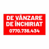 Banner De Vânzare & De Închiriat Personalizat – Vizibilitate Maximă, Tiv și Capse Incluse