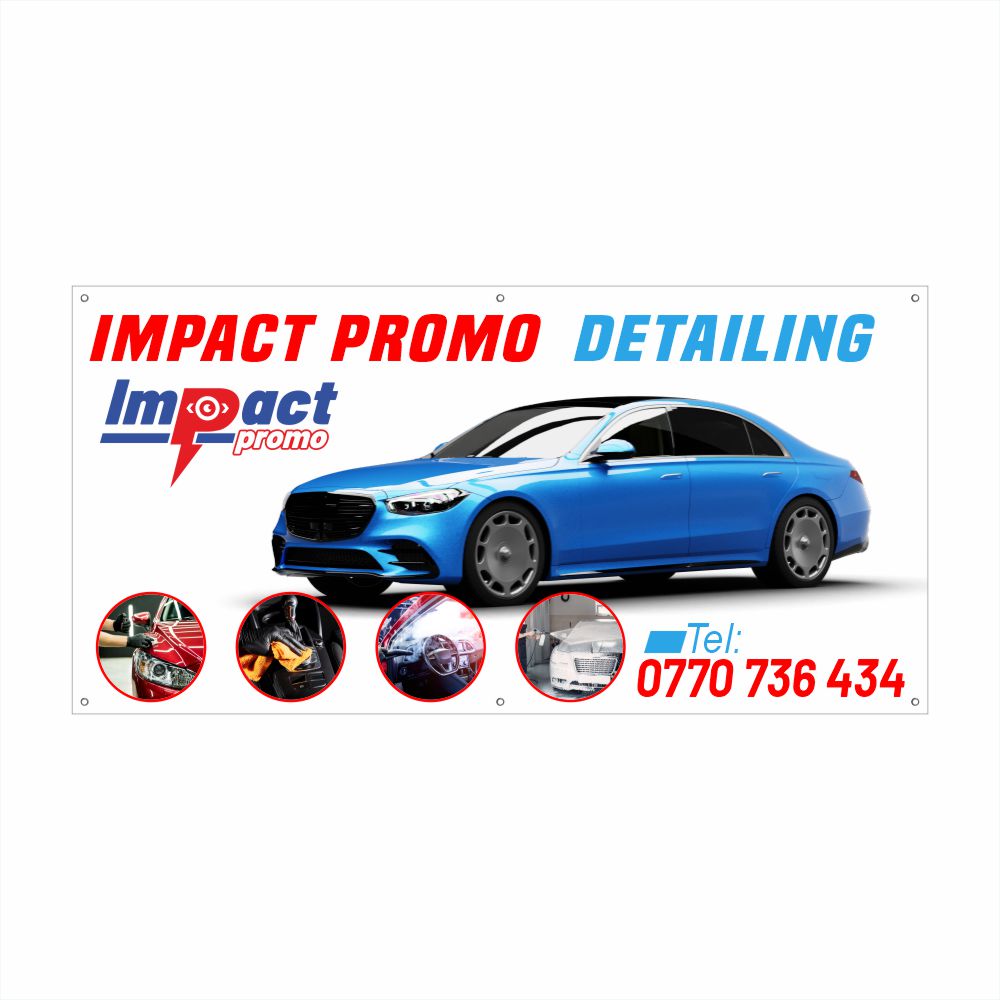 Banner Detailing Auto Impact Promo – Design Profesional Premium