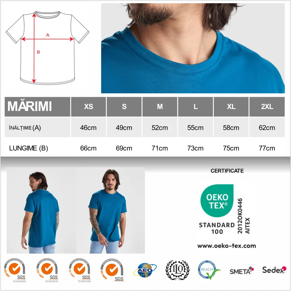 Set 10 tricouri albastre bumbac 100% – simple si confortabile