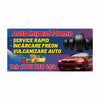 Banner Service Auto & Vulcanizare cu Tiv și Capse Incluse – Încărcare Freon