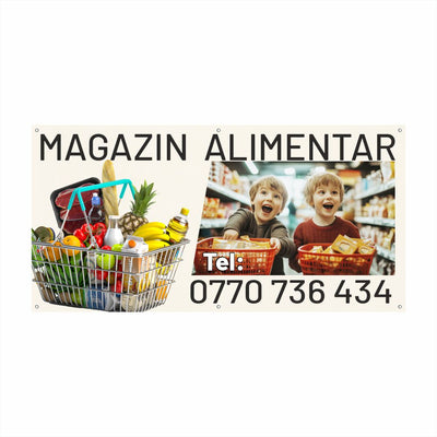 Banner Magazin Alimentar – Design Modern și Atractiv