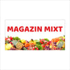 Banner Magazin Mixt Personalizat – Design Curat, Tiv și Capse Incluse