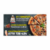 Banner Pizza Delivery 3+1 Gratuit cu Tiv și Capse Incluse – Livrare la Domiciliu